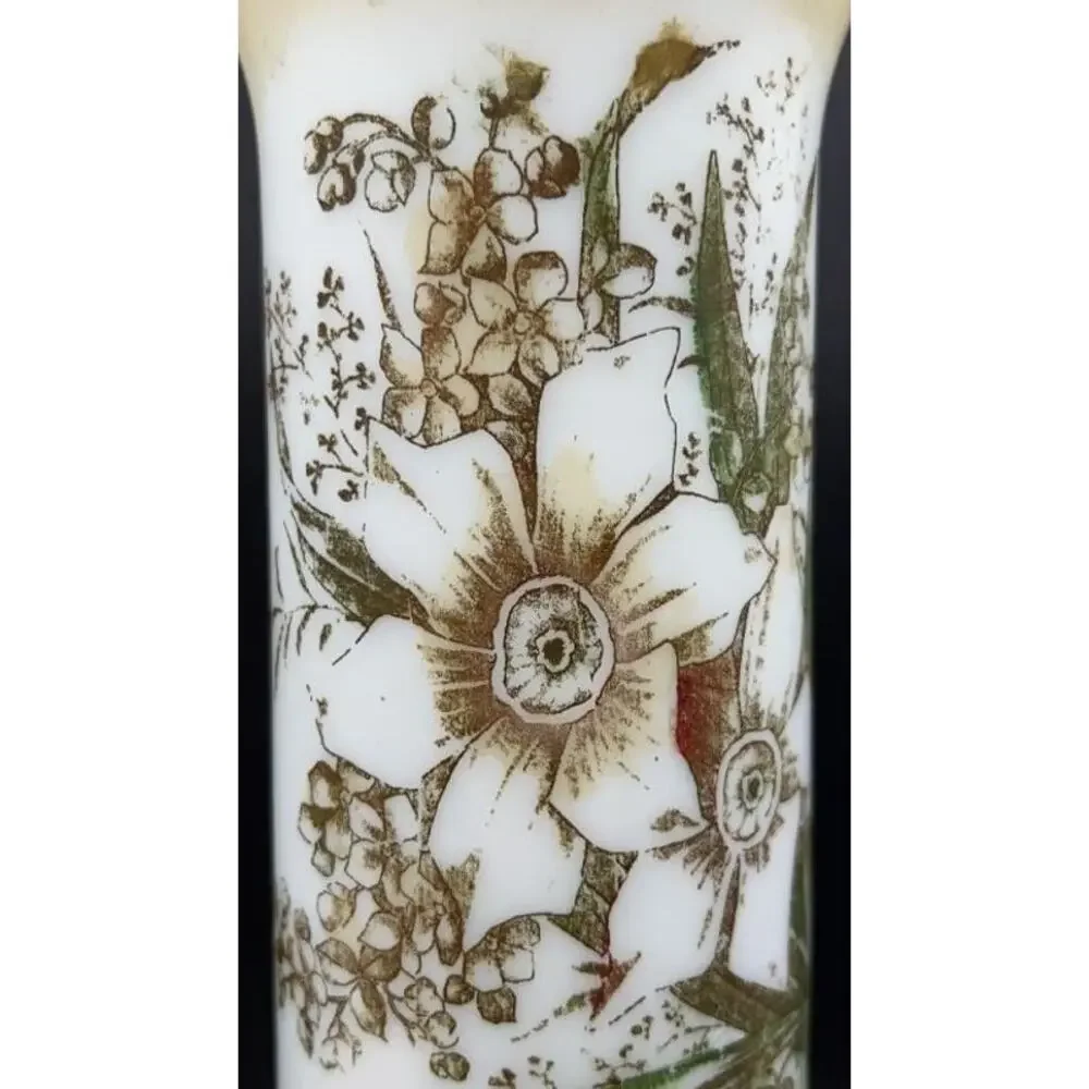 VTG Takahashi Soft Flower San Francisco Bud Vase Hand-Painted 11.5